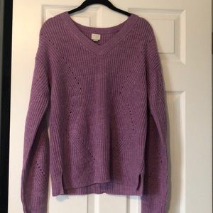 NWT SPARKLY PURPLE SWEATER